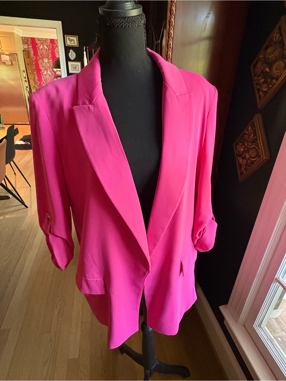 Women’s Zara hot pink Blazer Jacket